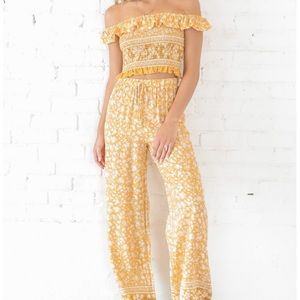 NWT Rouched Two Piece Set